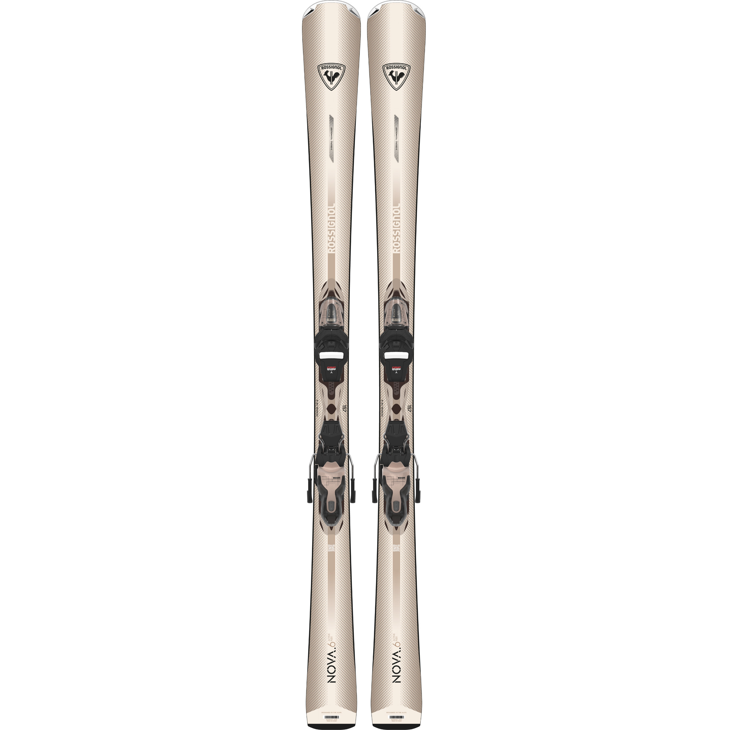 Rossignol Nova 6 XP11 Alpinski 26/27 Damen Alpinski weiss Größe 142cm Skifahren