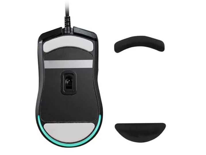 kwmobile muis voeten sticker compatibel met Razer Viper Mini - Computermuis glijder - Stickers in zwart