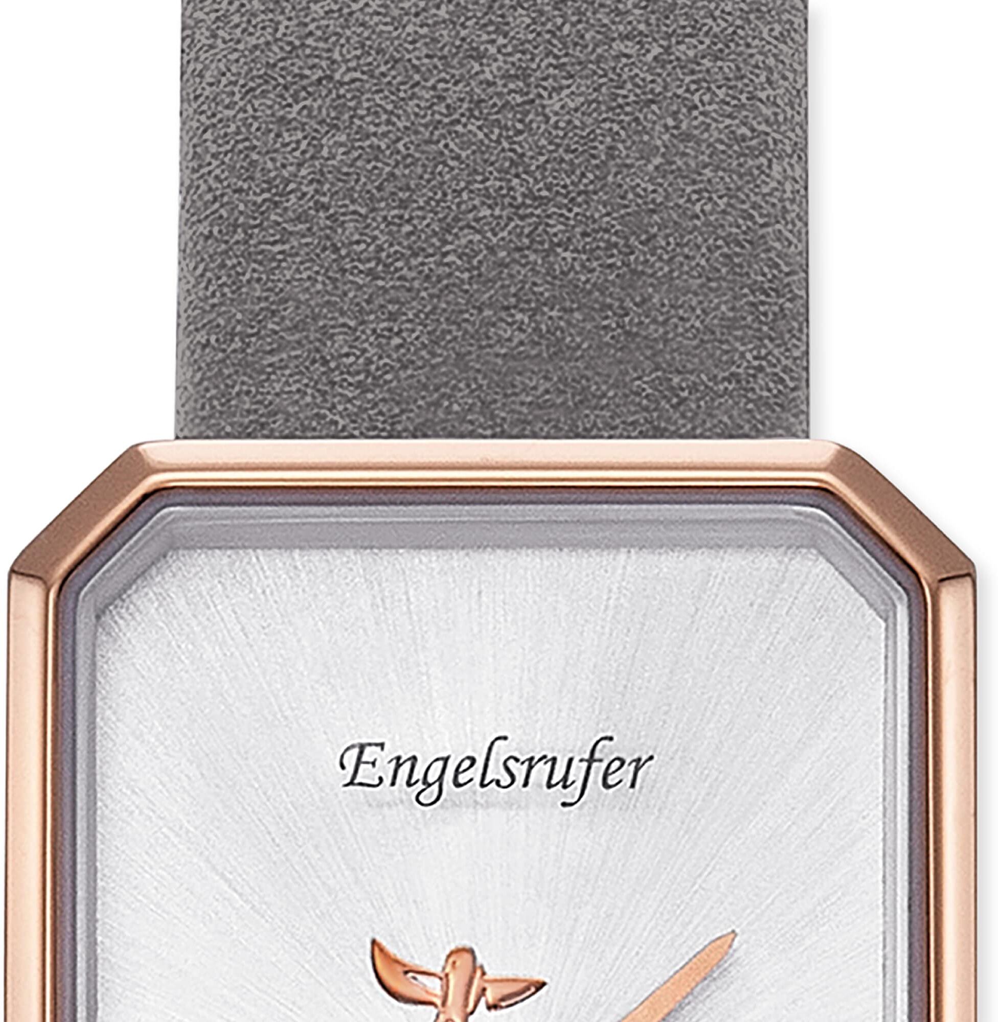 Quarzuhr ENGELSRUFER "ERWA-TREE01-NGY1-RR", hellgrau, bunt, Armbanduhren, Damen, rosé, Quarzuhr