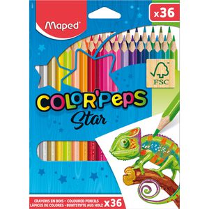 Maped Buntstifte Color Peps Star, 832017FC, farbig sortiert, 36 Stück