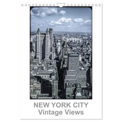NEW YORK CITY - Vintage Views (Wandkalender 2027 DIN A4 hoch), CALVENDO Monatskalender