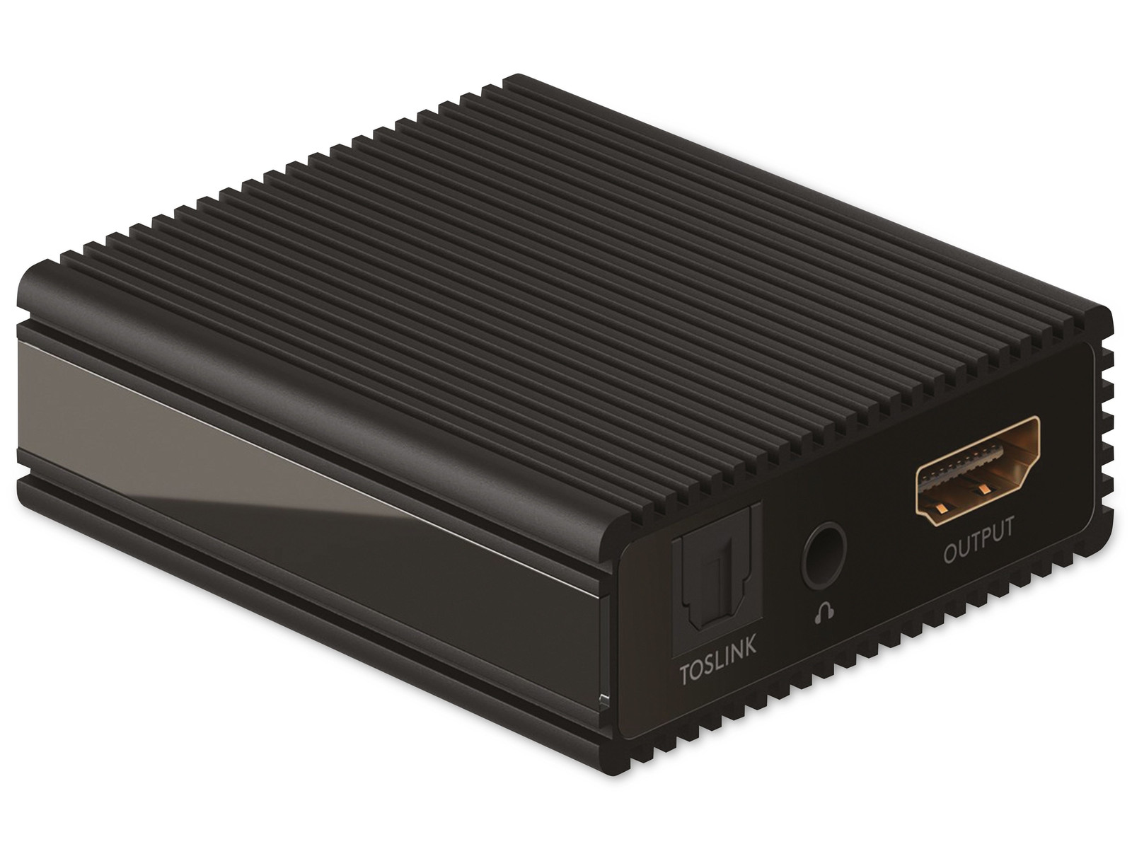 Goobay 58477 HDMI-audio-extractor, zwart - 4K@60Hz