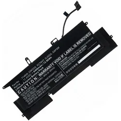 CoreParts MBXDE-BA0204 Notebook-Ersatzteil Akku (6400 mAh), Notebook Akku, Schwarz