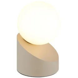 LED Tischlampe Tischleuchte Wohnzimmerlampe Touch-Funktion sandfarben H 16 cm