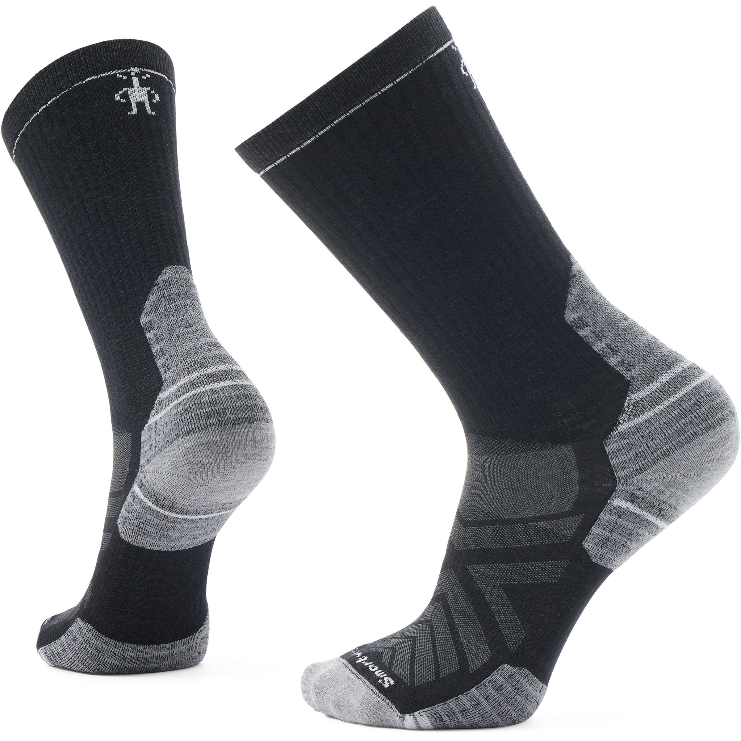 Smartwool Hike Targeted Crew Herren Wandersocken schwarz Größe 42 Trekking Widerstandsfähig Merinowolle