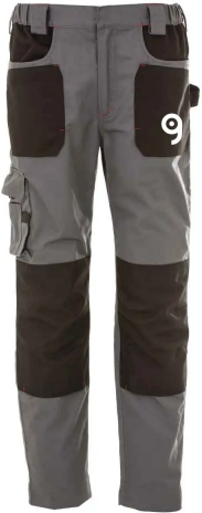 Pantalone multitasche Riad elasticizzato cotone lavoro uomo Personalizzate o neutre JRC