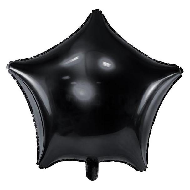 Partydeco Sternballon Schwarz 48cm (1x) (PARX1251)