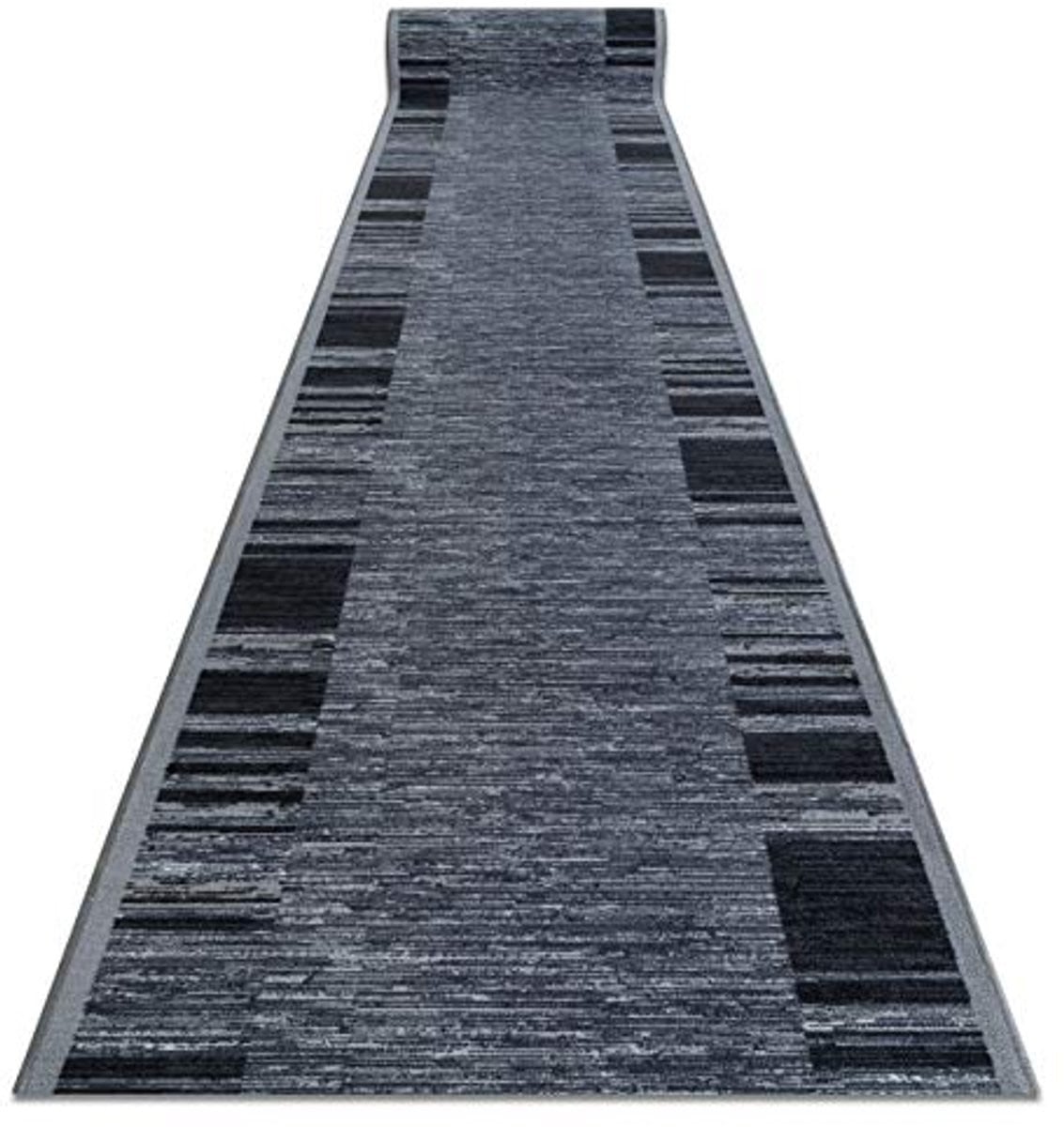 Antislip Tapijt Loper Grijs 80 x 300 cm - Duurzaam voor Keuken, Gang en Woonkamer