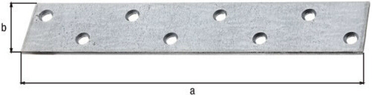 GAH Alberts Flachverbinder 170x 30mm Stahl, sendzimirverzinkt (333904)