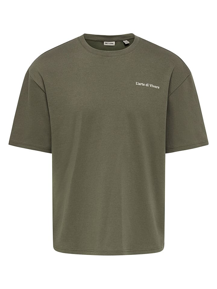 ONLY & SONS Shirt "Caspian" in Khaki - XXL