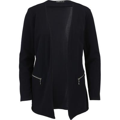 Jackenblazer CLOUD 5IVE "CLOUD 5IVE", Damen, Gr. XS, weiß, neutral, 95% Polyester, 5% Elasthan, Strickjacken