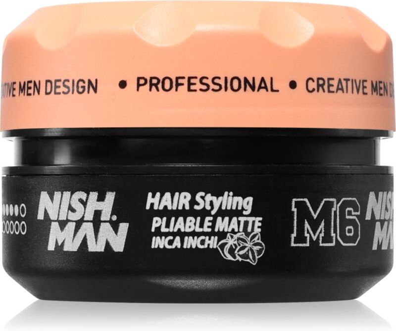Nish Man M6 cire matifiant pour cheveux 100 ml