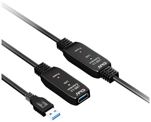 Club3D USB-Kabel USB 3.2 Gen1 10.00m Schwarz CAC-1405