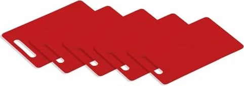 Kesper PVC Schneidebrett 29 x 19 cm, rot