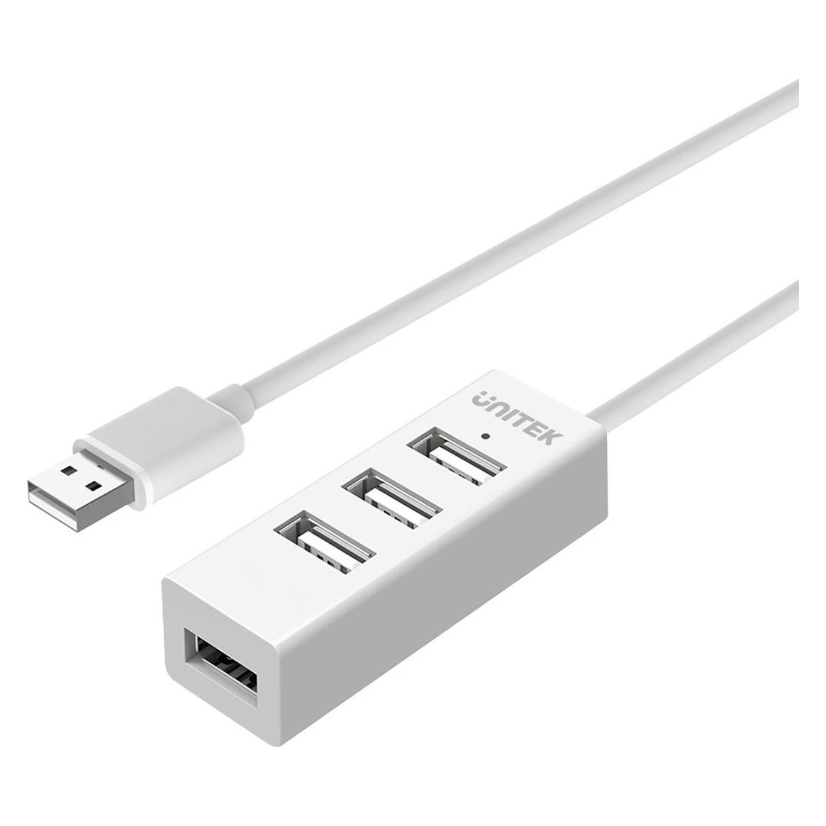 Unitek 4 Ports USB 2.0 Hub (USB-A, 4 Ports) (Y-2146)