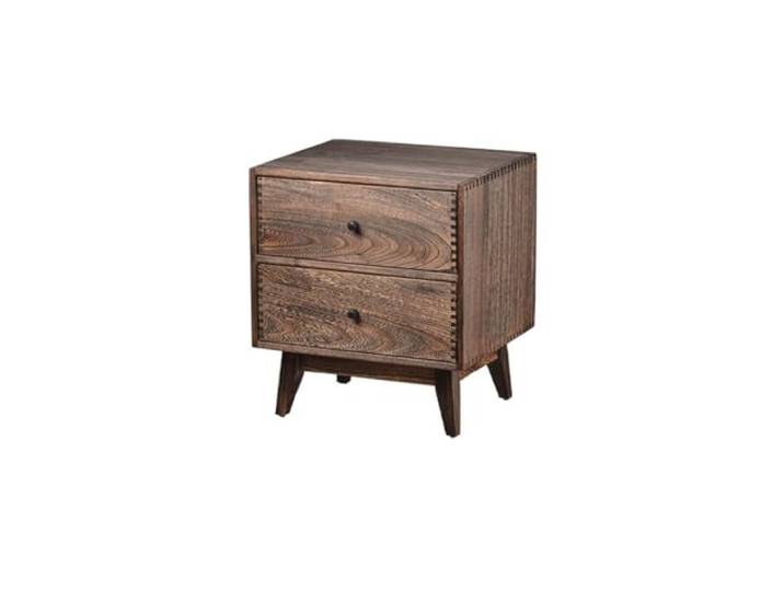 SFANIIX Schlafzimmer-Nachttisch Nachttisch Im Vintage-Stil for Schlafzimmer Lässiger Beistelltisch for das Wohnzimmer, Stauraum mit zwei Schubladen, dekorative Möbel