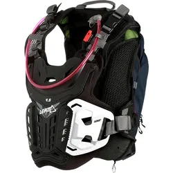 Leatt 4.5 Hydra, Protektoren-/Trinkrucksack - Schwarz/Rot/Weiß