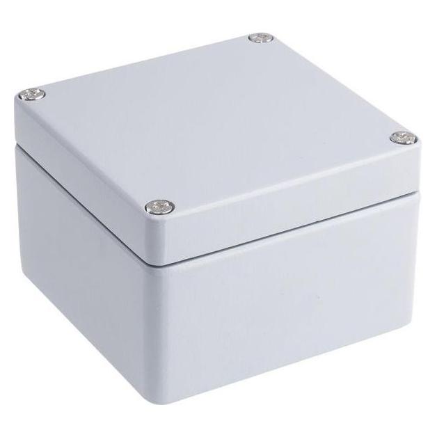 RS PRO Gehäuse Aluminium lackiert 122x120x81mm (Gehäuse) (7608967)