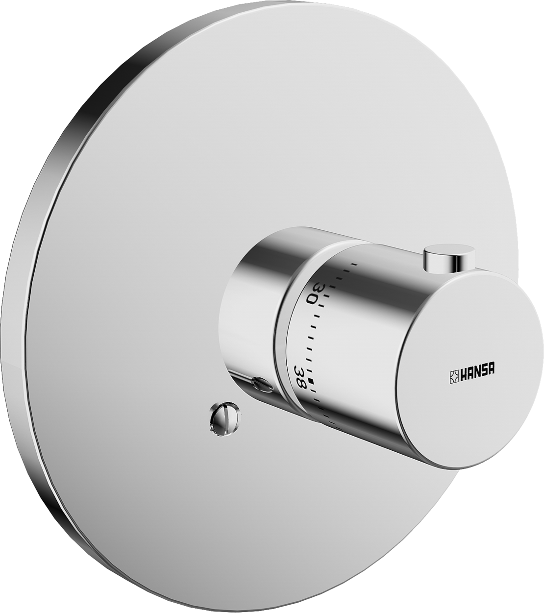 thermostat de Hansa Hansaliving 06659105 sans conversion, sans contrôle de volume, chrome