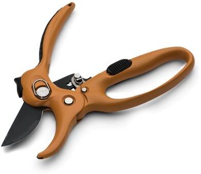 Kings County Tools 5” Heavy Duty Ratchet Anvil Pruning Shears for Gardening