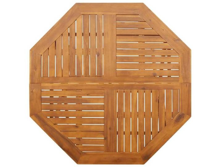 Table Balcon/Terrasse Brun - Magnifique Table pliable de jardin élégante - VENDUE SEULE - Ø110x75cm bois d'acacia solide -t648999