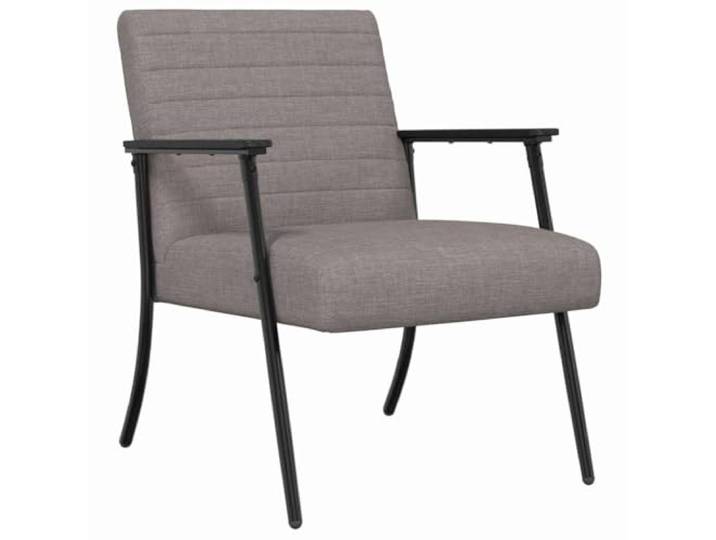 Sessel Taupe Stoff Modern mit Armlehnen Samtige Oberfläche, Holz-Stahl-Rahmen, ergonomische Armlehnen, Wohnzimmer, Schlafzimmer, minimalistisch