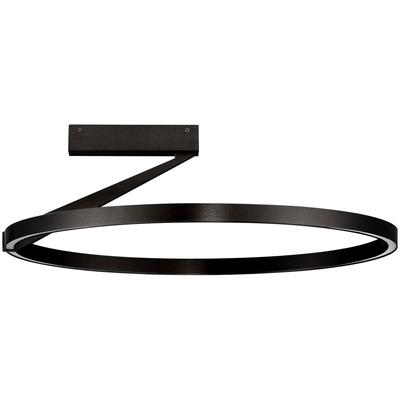 NOVA LUCE Deckenleuchte "TILIA", schwarz, 1, Ø 60cm H: 20cm, 1 Stk., Leuchten, Deckenleuchte