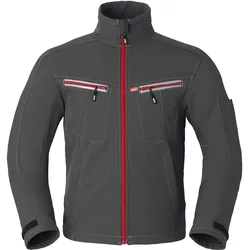 Softshelljacke "40145" Attitude - S - dunkelgrau