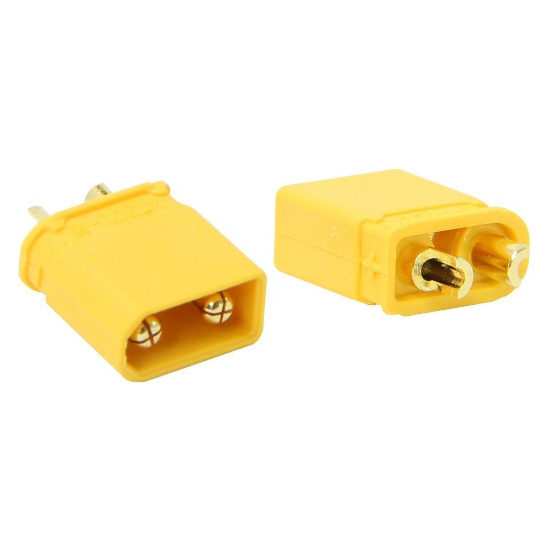 Jamara Hochstromstecker/Buchse XT30 vergoldet Grip 1 Paar (330064)