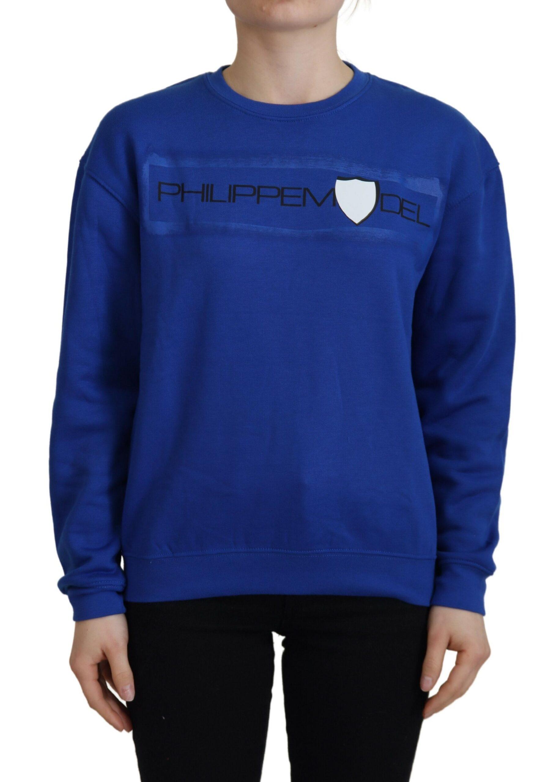 Blauwe Crewneck Sweatshirt Relaxed Fit
