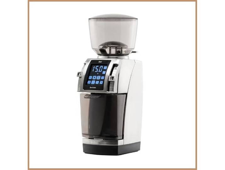 Baratza Forte BG Kaffeemühle, Edelstahl Elektrische Kaffeemühle mit Stahlflachgrate und Touchscreen, Für Espresso, Capucchino, oder Individuelle Dosierung
