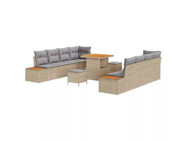 VidaXL - Outdoor-sofa poly-rattan, One Size, Multicolor