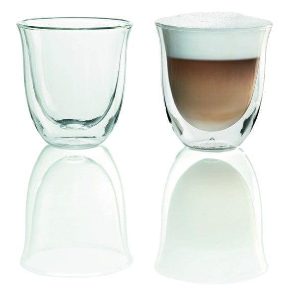DeLonghi DLSC 311 Cappuccinoglas Thermoglas 2er Set