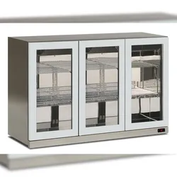 Hängender Umluft-Edelstahl-Kühlschrank, automatische Abtauung, LED-Licht, Temperatur -2/+10°C, Maße LxBxH 135x56,5x85,2cm, COLDWALL300INOX
