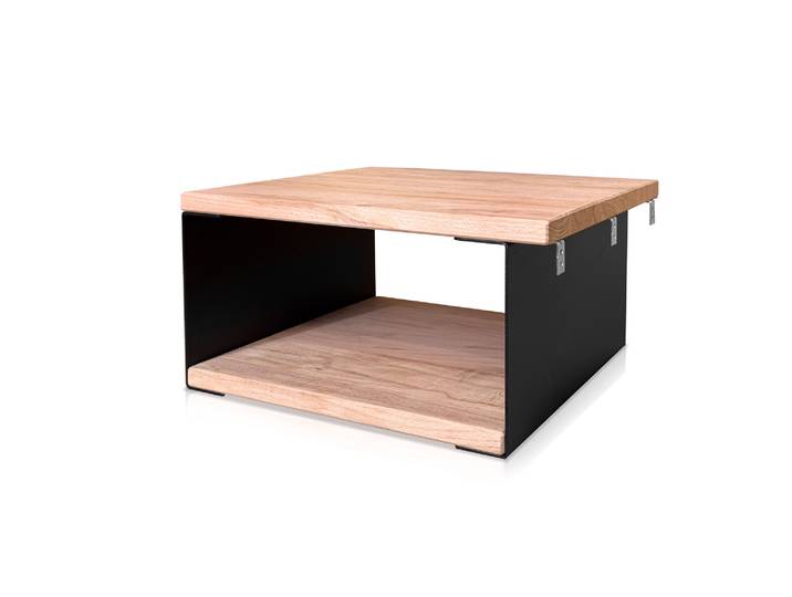 DAKONA Hängenachtkommode, Material Massivholz / Metall, Buche