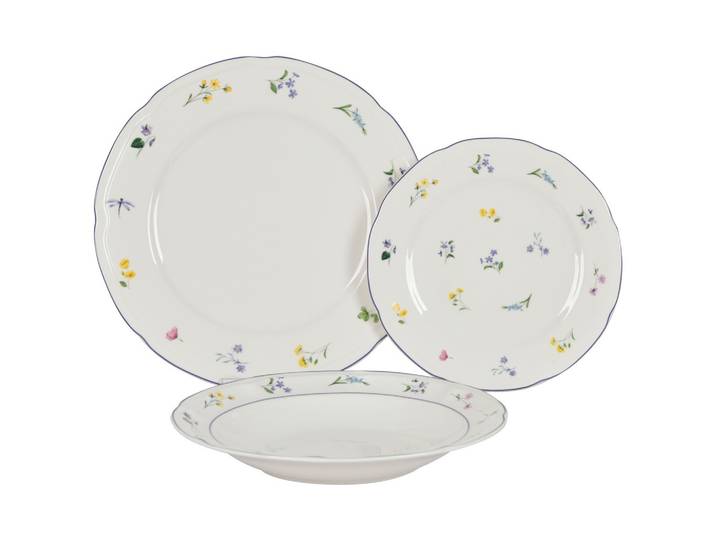 Tafelservice Elisabeth Multicolor, 18-teilig