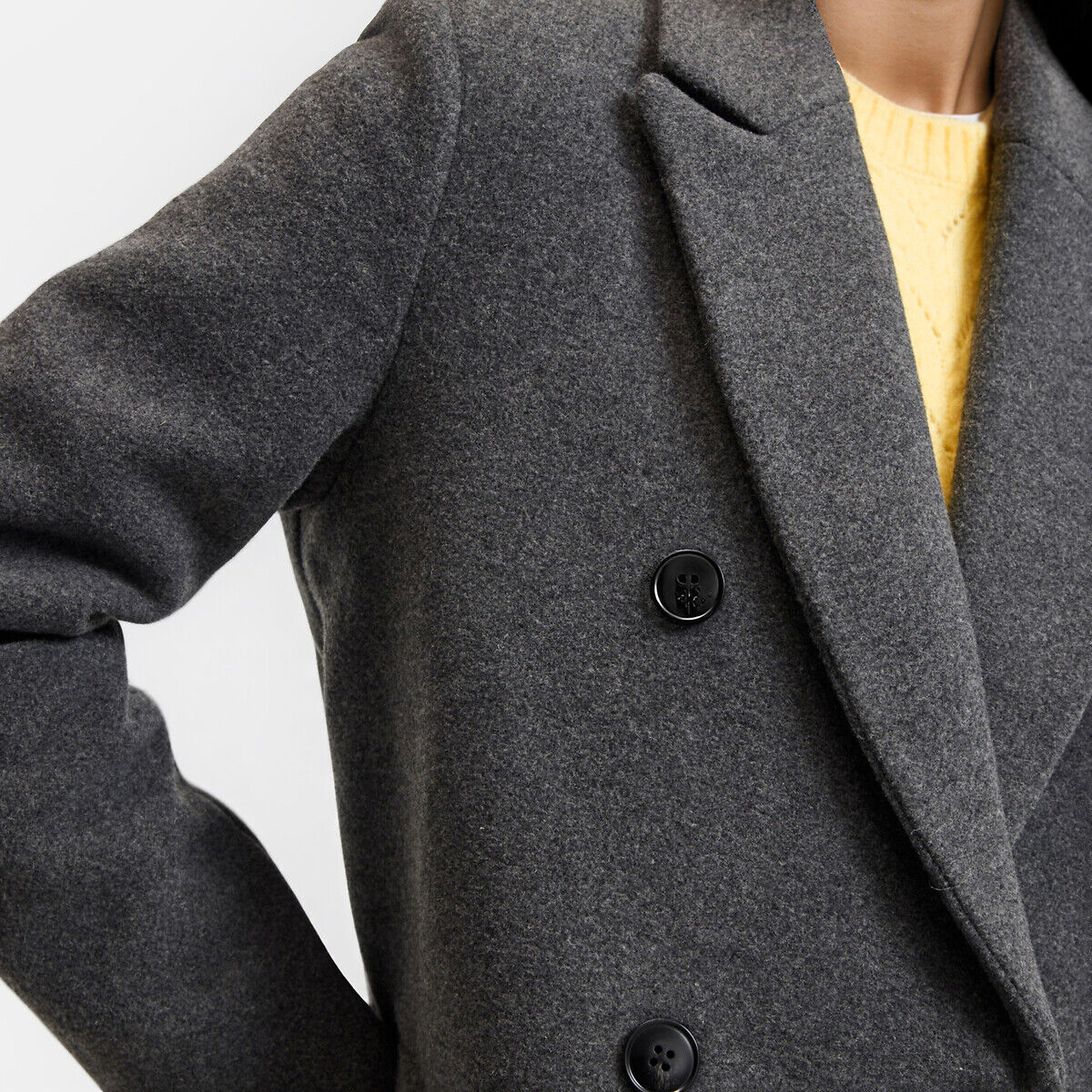 LA REDOUTE COLLECTIONS Manteau mi-long croisé