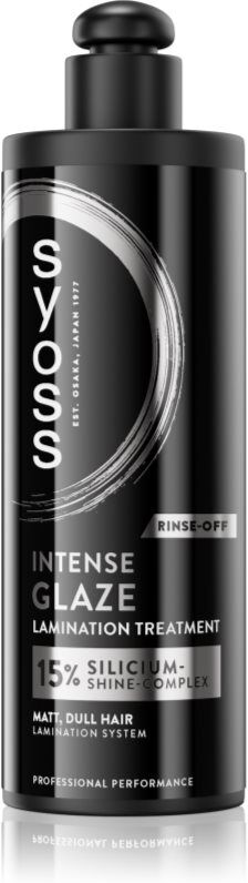 Syoss Intense Glaze Lamination Treatment soin intense pour des cheveux brillants et doux 200 ml
