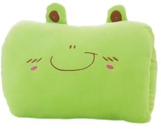 Smart Shopping Spot Cartoon Plush Hand Warmer Pillows Soft & Cozy Nap Cushion For Kids And Adults, Creative Hand Warmer Toy frog