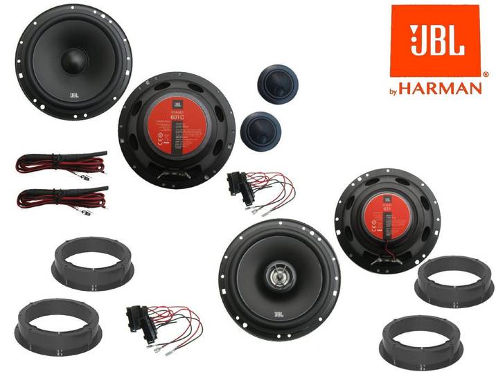 DSX JBL Set für VW Golf 6 VI Bj 08-13 Tür vorn hinten Auto-Lautsprecher (75 W)