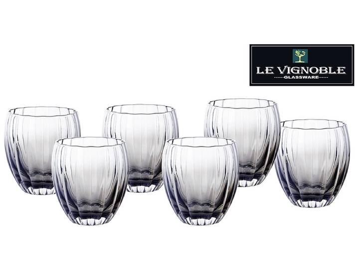 Wasserglas BLOOM 6 -teilig grau 40 cl