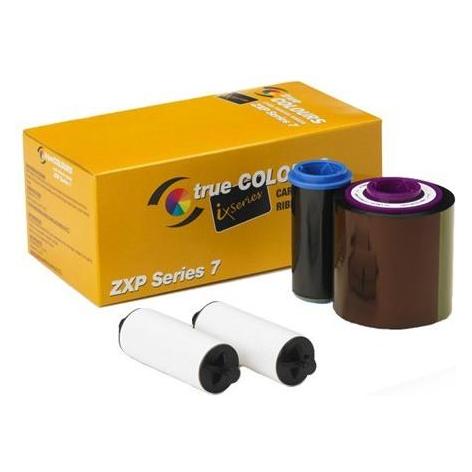 Zebra Ribbon, Color-YMCKOK, 250 Images, ZXP7,HS, EMEA (800077-748EM)