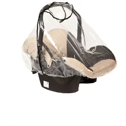Regenschutz Babyschale - weiß