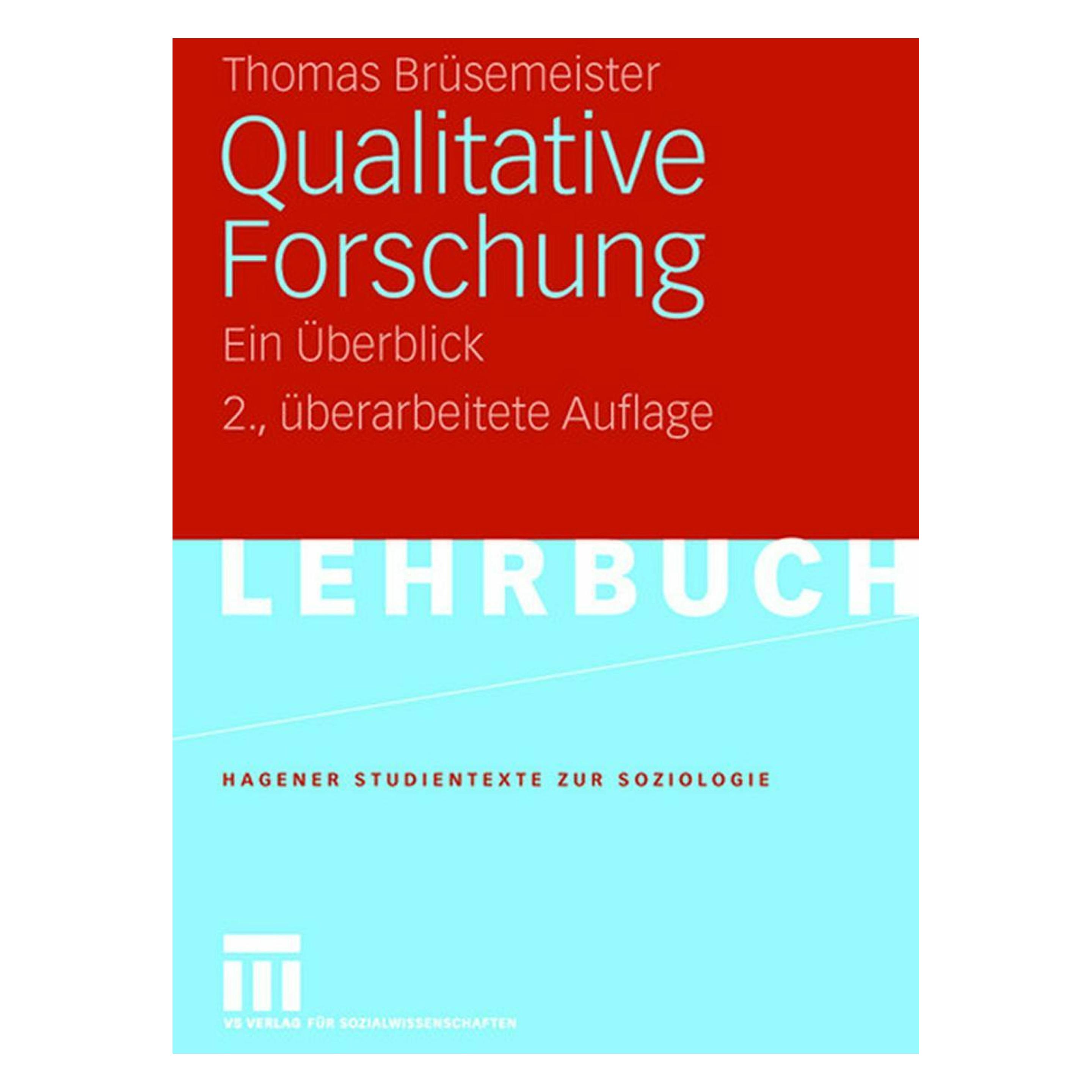 VS Qualitative Forschung (Deutsch, Softcover, Thomas Brüsemeister) (2382693)