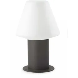 Faro Outdoor Tischleuchte MISTU 310 1xE27, IP44, 100-240V, dunkelgrau, opal FAR-74433S-02