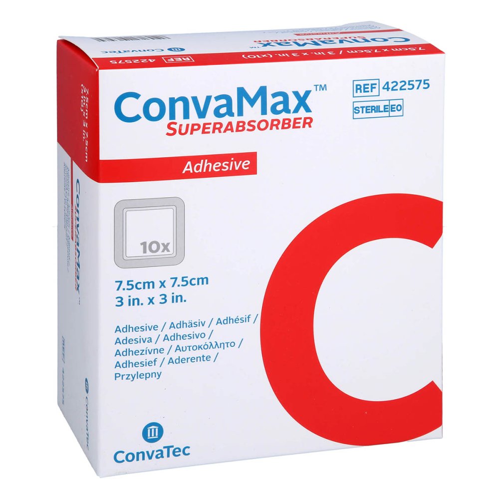 B2B Medical GmbH Convamax Superabsorber Adhäsiv 7,5x7,5 Cm 18241744