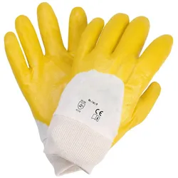 Asatex, Schutzhandschuhe, Handschuh, Nitril, Gr.8, gelb (8)