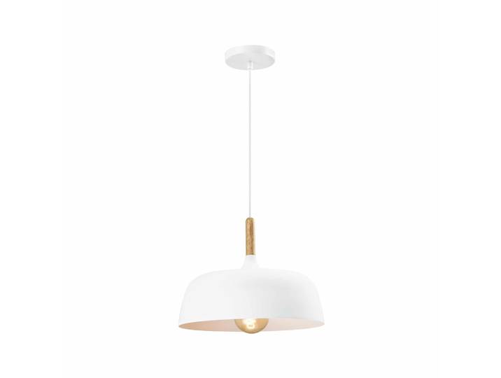 QUVIO Hanglamp Scandinavisch - Afgeronde hoeken - D 32 cm - Wit