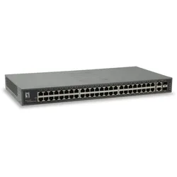 EFB FGU-5021 50-Port Fast Ethernet Switch + 2 GE SFP/RJ45 Combo Ports FGU5021