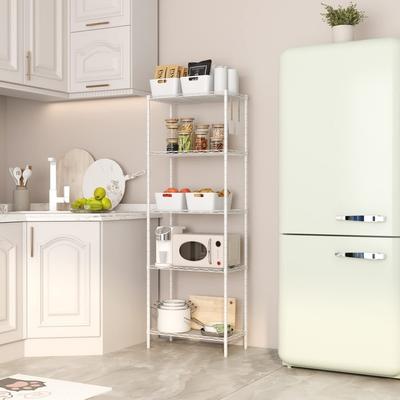 No 5-Shelving Unit, Adjustable Wire Shelving